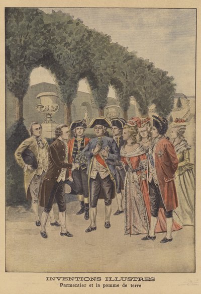 Antoine-Auguste Parmentier, promotore francese della patata come fonte di cibo da French School